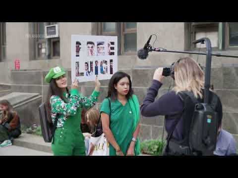 Mangione supporters gather in New York as court case gets underway