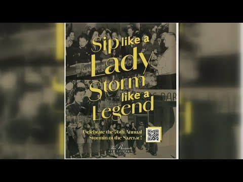 Annual 'Stormin of the Sazerac' event