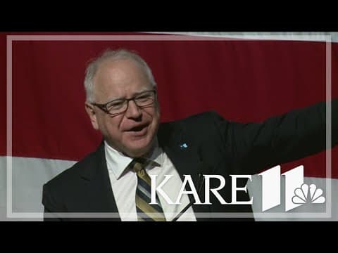 'I'm not done fighting for Minnesota': Gov. Walz delivers first public remarks since losing bid for