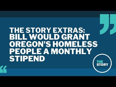Should homeless people receive a monthly $1,000 stipend? | The Story extras