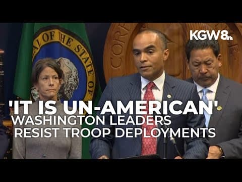 Washington leaders prepare to fight Trump order to send troops to Seattle