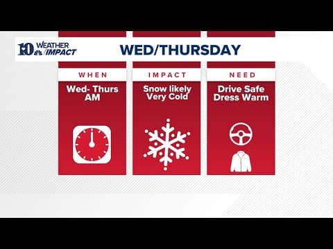 Watch Live: Tracking winter storms and cold temps expected to arrive tomorrow morning