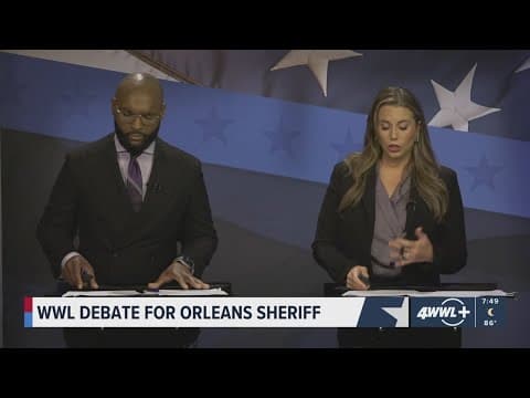 WWL Sheriff Debate: Candidates deliver their closing remarks in the Orleans Parish Sheriff race