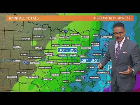 DFW Weather: Temperatures will be below normal on Wednesday
