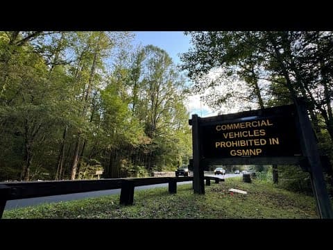 Newfound Gap Road construction beginning July 14, overnight work expected