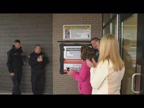 Baby box dedicated in Lawrence