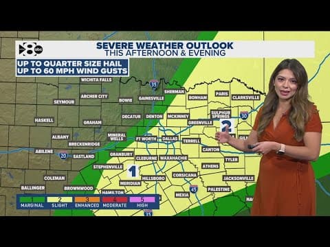 DFW Weather | The latest severe weather outlook for this Saturday