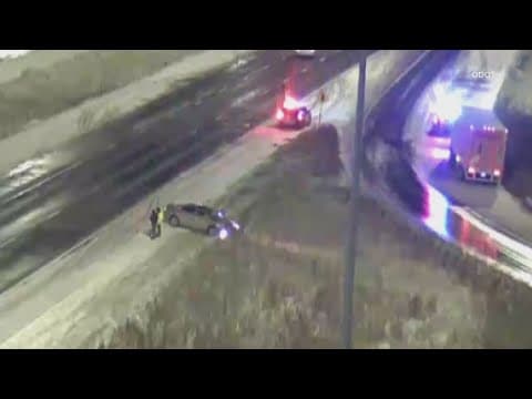 Delaware County Sheriff's Office provides update on deputy struck by semi