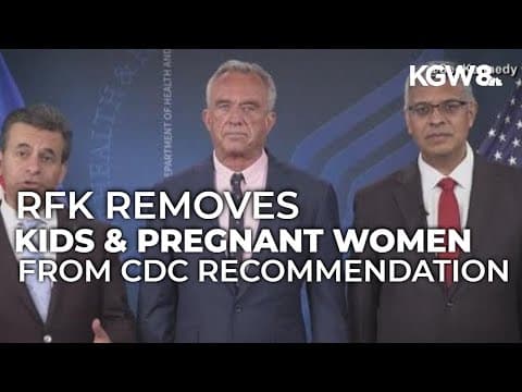 CDC no longer recommends COVID-19 vaccine for healthy kids, pregnant women