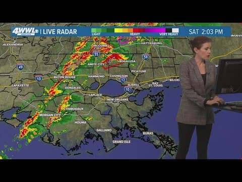 LIVE Coverage: Severe storms move through Southeast Louisiana