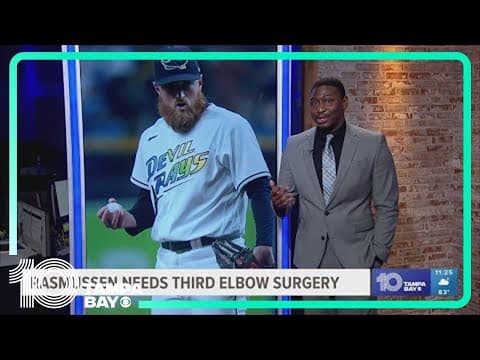 Rays starting pitcher Drew Rasmussen needs a third elbow surgery