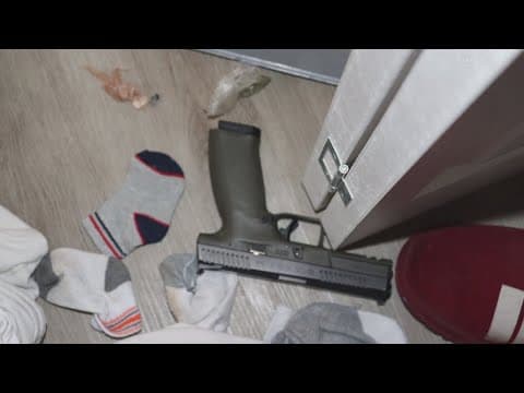 Teens arrested after stolen guns and drugs found