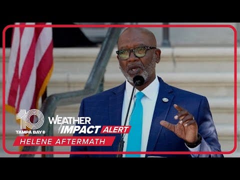 LIVE: St. Pete Mayor Ken Welch provides update on aftermath of Hurricane Helene