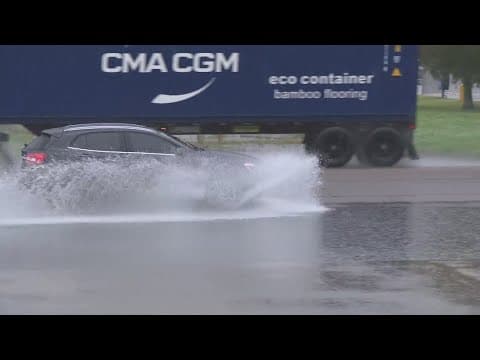 Local impact of severe weather to start the New Orleans-area work week