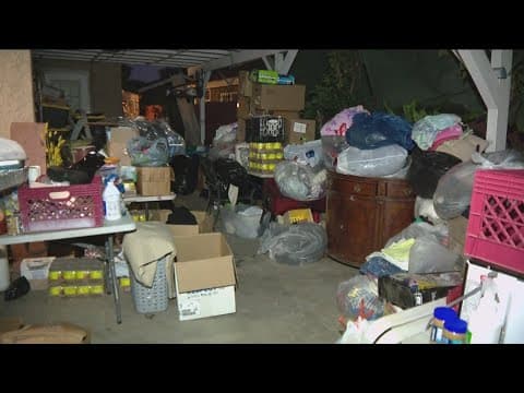 Shelltown home transformed into flood victim donation site