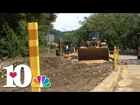 Months after reopening from Helene, I-40 shuts down again due to rockslide and flooding