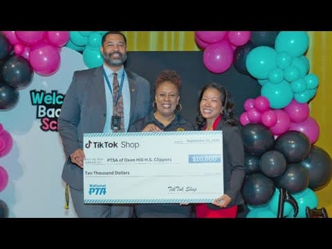 TikTok donates thousands of dollars to Prince George's County school | Get Uplifted