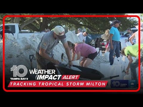 Tampa preparing for Tropical Storm Milton