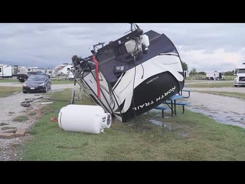 1 person killed in North Texas storms that toppled RVs, RV park manager confirms