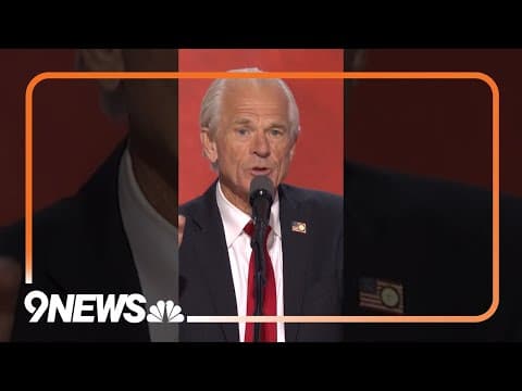 Peter Navarro, Released From Prison, Gives Fiery Convention Speech