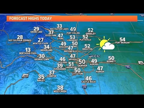 Denver weather: One more mild day before snow returns