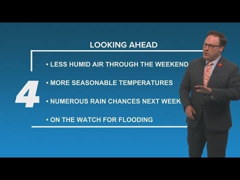 Weather: Dry Saturday, chance for rain Mother's Day