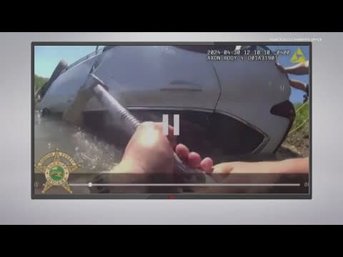 First responders rescue woman from submerged vehicle in Hamilton County