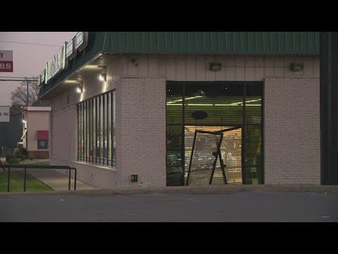 Three suspect sought after car rams doors of south side pawn shop