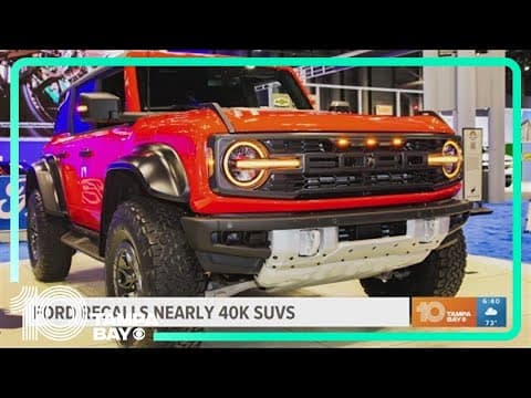 Ford recalls nearly 43,000 SUVs due to gas leaks that can cause fires