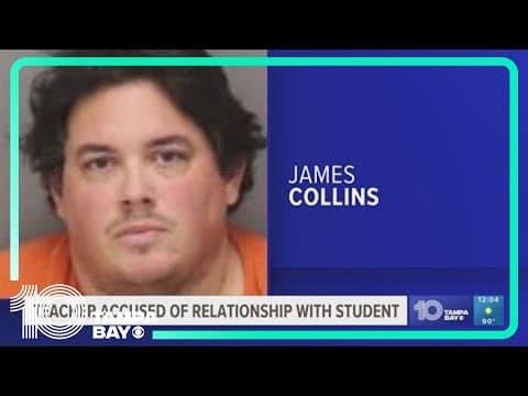 Tarpon Springs math teacher accused of molesting underage student