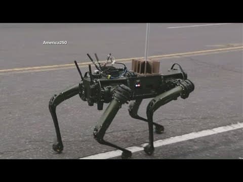 Robotic dogs symbolize the future of Army equipment