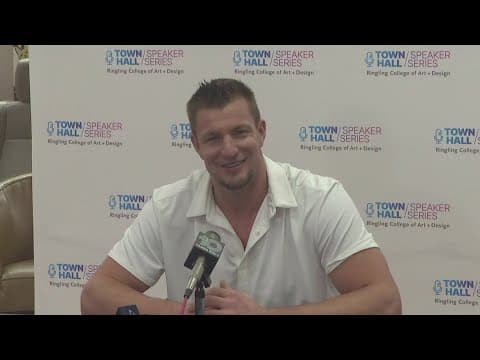 Gronk makes Super Bowl LIX prediction during appearance in Sarasota