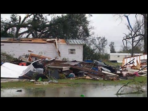 Assessing tornado damage in St. Charles Parish