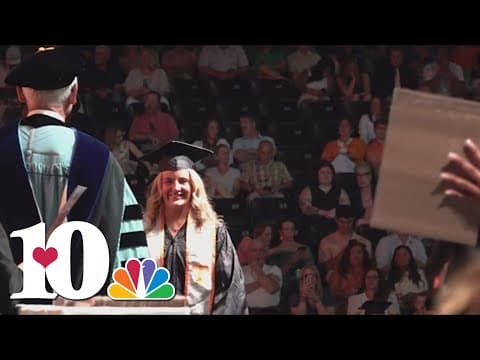 UT graduates celebrate earning their degrees