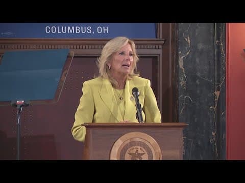 First Lady Jill Biden visits Columbus to join city leaders in Workforce Hub launch