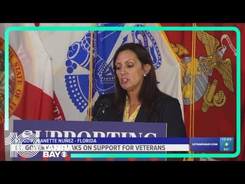 Florida Lieutenant Governor speaks on support for veterans