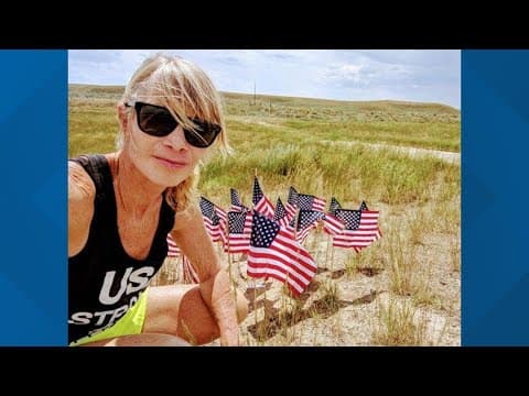 Katie Strong's 77-day run honors veterans and raises PTSD awareness