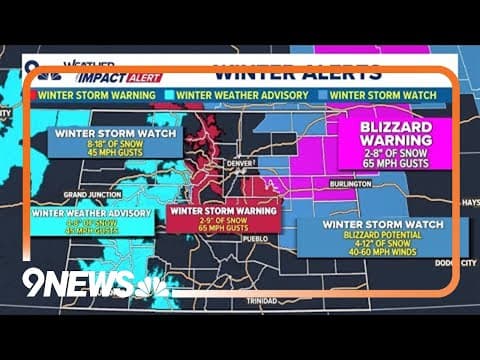 Denver weather: Strong storm to bring blizzard conditions to Colorado
