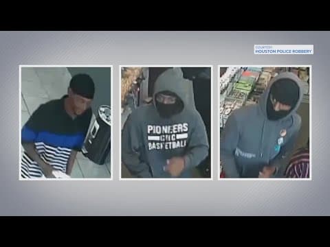 'Somebody's going to die' | Men wanted for robbing southwest-side smoke shop at gunpoint, HPD says