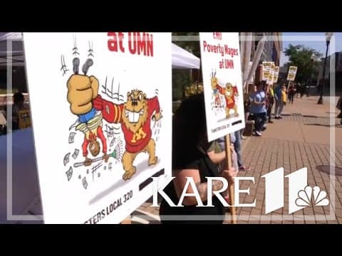 U of M strikers detained and cited