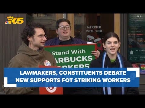 Washington lawmakers, constituents debate new supports for striking workers