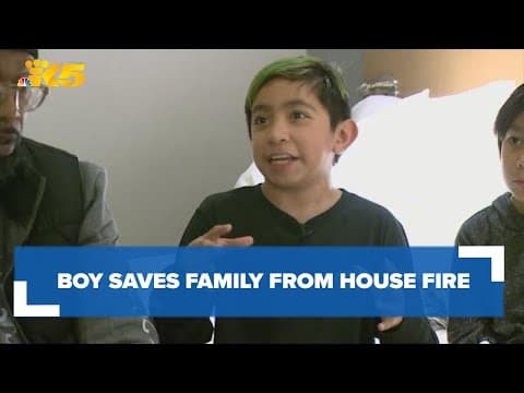 Boy saves family from Everett house fire just days before Christmas