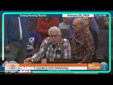Neighbors protest proposal that would put townhomes where 100-year-old church stands