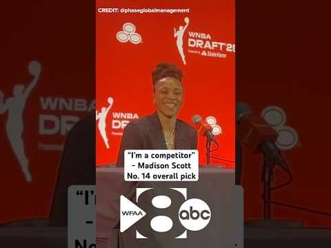 Madison Scott said she’s ready to compete against the legends she watched growing up in the WNBA.
