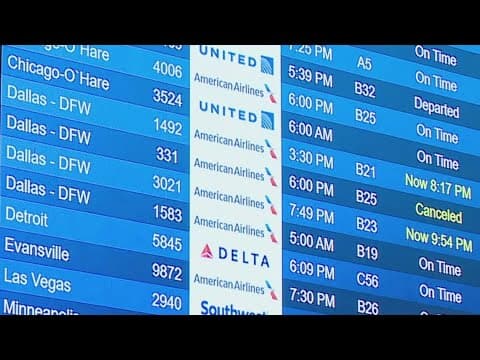 Buckeye fans struggle with delayed and canceled flights to Dallas ahead of Cotton Bowl