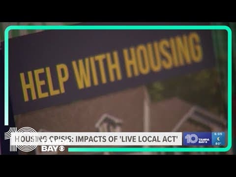 'Live Local Act' creates incentives for developers to create affordable housing