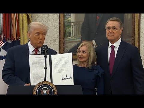 President Trump swears in David Perdue as U.S. ambassador to China (May 7, 2025)