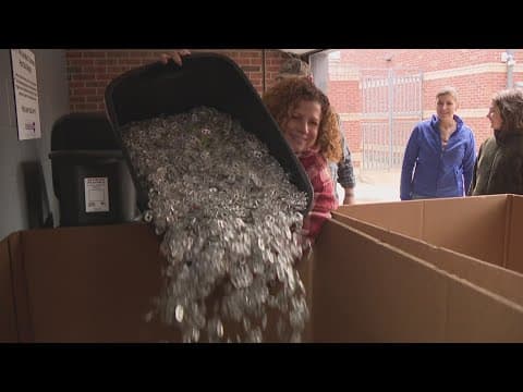 30 million can tabs donated in honor of Larry "The Can Man" VanNess