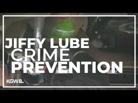 Jiffy Lube to help with slowing catalytic converter thefts