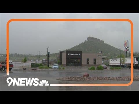 Storm brings rain, hail to Colorado